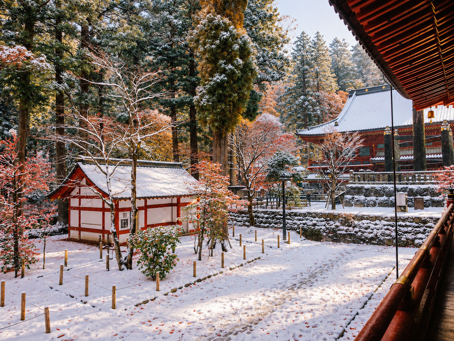 Nikko World Heritage Day Trip card mountain landscape